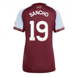 Aston Villa Jadon Sancho #19 Hjemmebanetrøje Dame 2025-26 Kortærmet